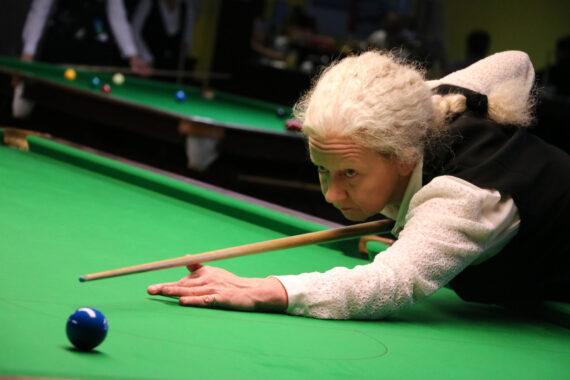 In action at the 2017 Paul Hunter Women's Classic