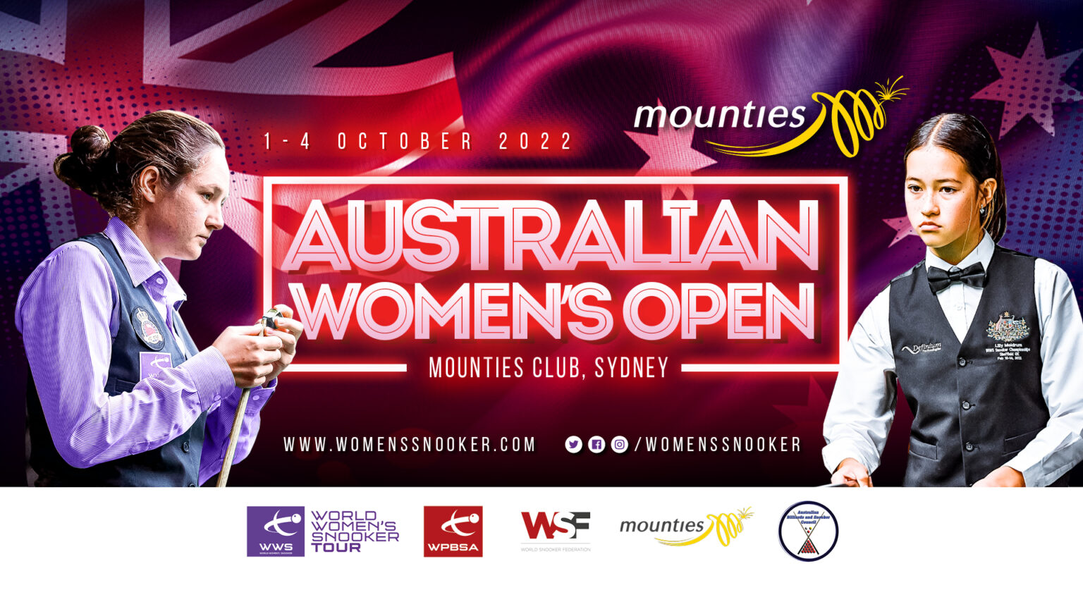 Australian Women's Open 2022 Enter Now! World Women's Snooker