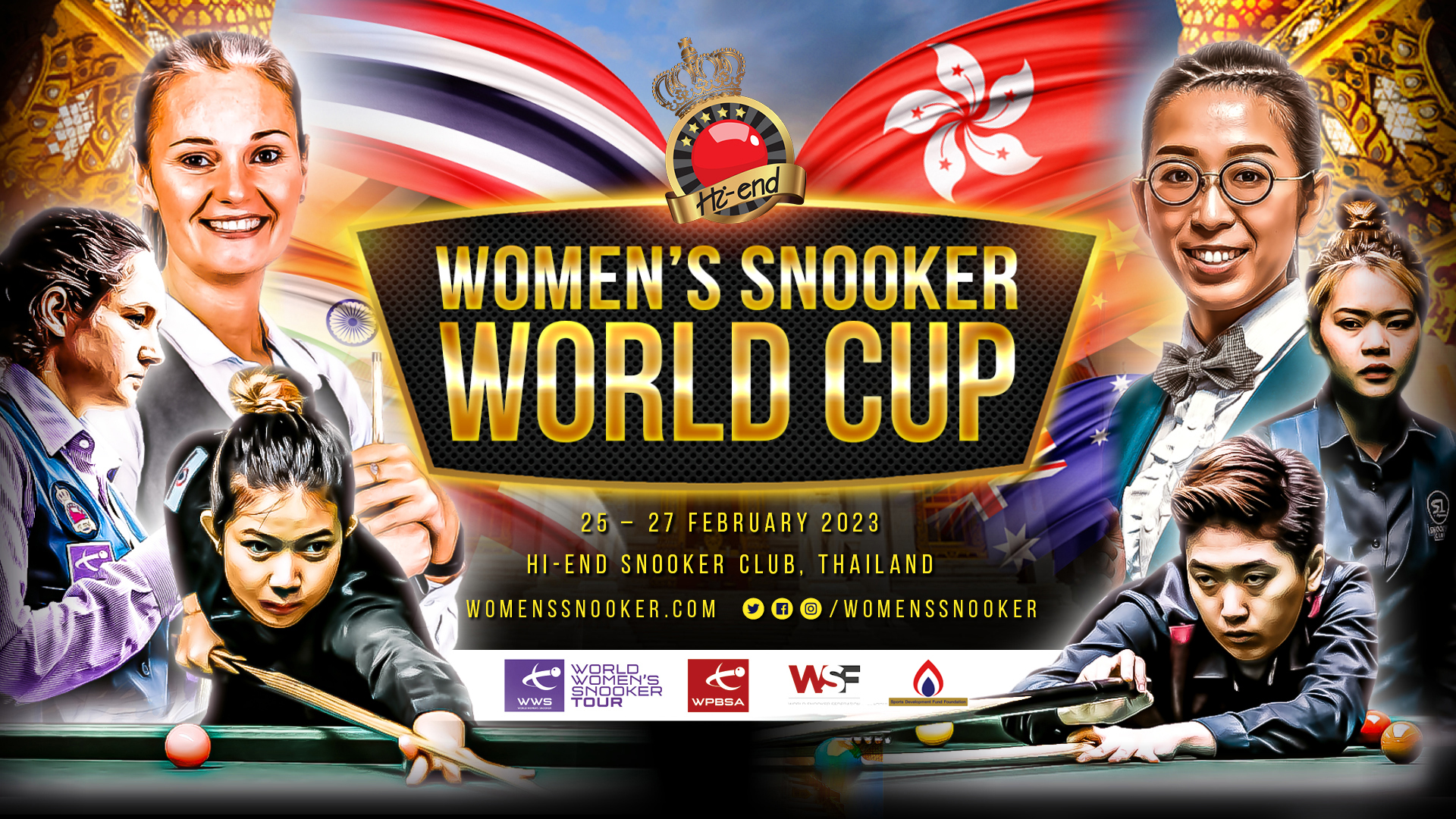 Women's Snooker World Cup 2023  Tournament Information - World Women's  Snooker