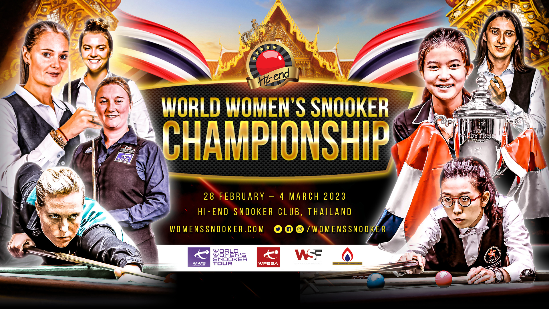 WWS World WomenOCOs Snooker Championship 2023 TV SCREEN 2 